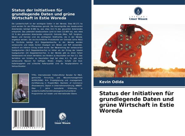 Status der Initiativen für grundlegende Daten und grüne Wirtschaft in Estie Woreda, Taschenbuch von Kevin Odida, Verlag Unser Wissen, 9786208506773