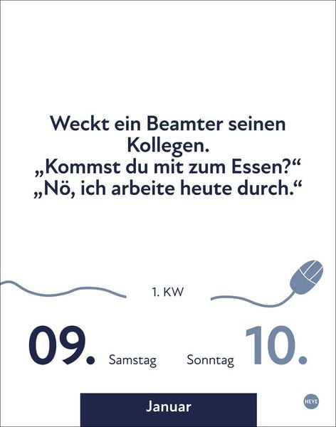 Produktbild: Die besten Spr&uuml;che f&uuml;r lange B&uuml;rotage Tagesabrei&szlig;kalender 2027