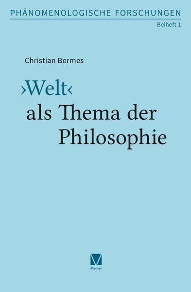 Produktbild: &rsaquo;Welt&lsaquo; als Thema der Philosophie
