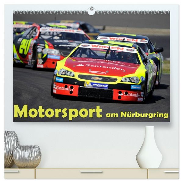 Motorsport am Nürburgring (hochwertiger Premium Wandkalender 2026 DIN A2 quer), Kunstdruck in Hochglanz