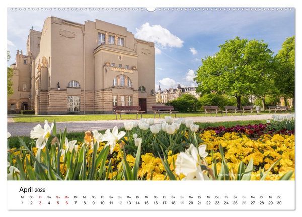 Produktbild: Cottbus/Ch&oacute;sebuz (Wandkalender 2026 DIN A2 quer), CALVENDO Monatskalender