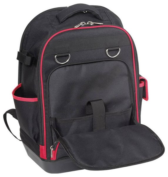 Produktbild: TOOLCRAFT TO-10207233 Werkzeugrucksack unbest&uuml;ckt (B x H x T) 35 x 45 x 23cm