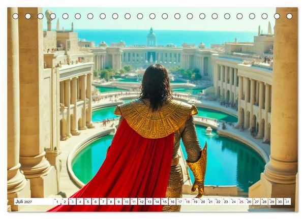 Produktbild: Atlantis &ndash; Glanz und Fall einer verlorenen Welt (Tischkalender 2027 DIN A5 quer), CALVENDO Monatskalender