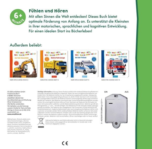 Produktbild: H&ouml;r mal rein, wer kann das sein? Bagger bei der Arbeit