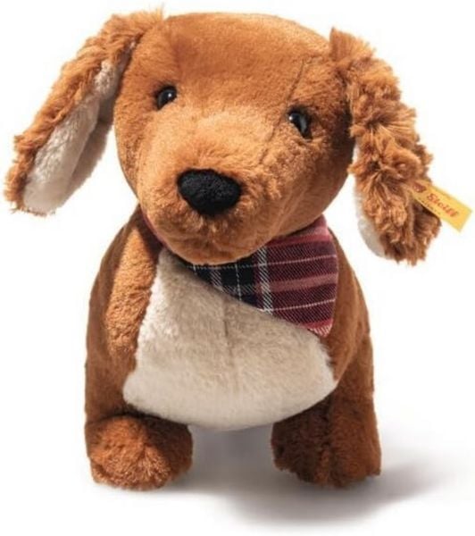 Produktbild: Steiff 078392 - Dackel Waldi, stehend, hellbraun, Pl&uuml;sch, 30 cm