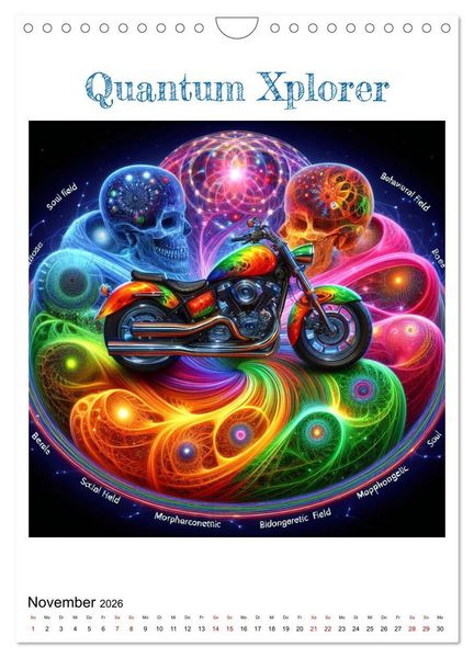 Produktbild: Motorr&auml;der der Zukunft (Wandkalender 2026 DIN A4 hoch), CALVENDO Monatskalender