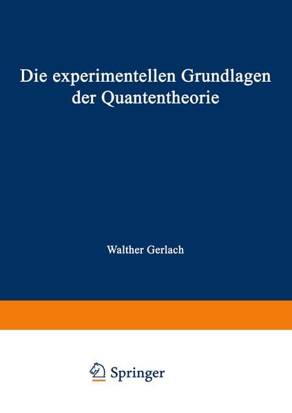 Produktbild: Die experimentellen Grundlagen der Quantentheorie