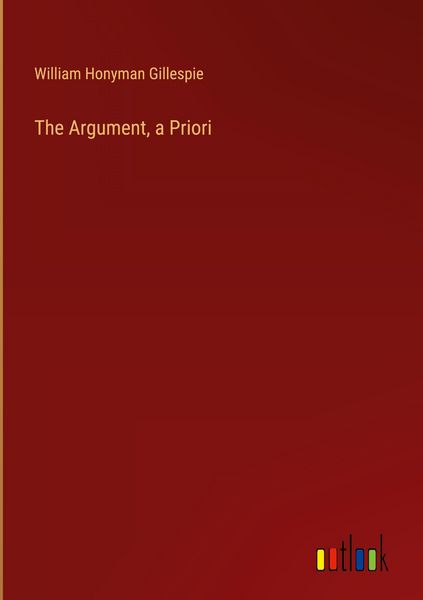 Produktbild: The Argument, a Priori