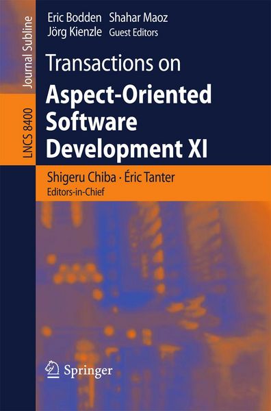 Produktbild: Transactions on Aspect-Oriented Software Development XI