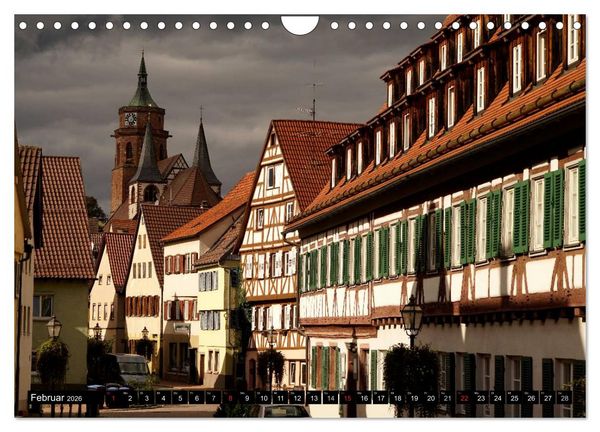 Produktbild: Baden-W&uuml;rttemberg (Wandkalender 2026 DIN A4 quer), CALVENDO Monatskalender