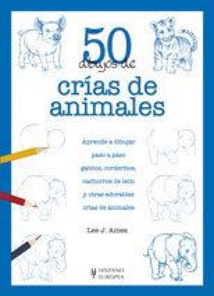 Produktbild: 50 dibujos de cr&iacute;as de animales