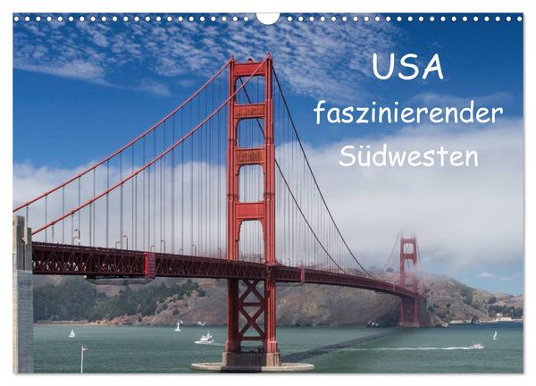 Produktbild: USA - faszinierender S&uuml;dwesten / CH-Version (Wandkalender 2026 DIN A3 quer), CALVENDO Monatskalender