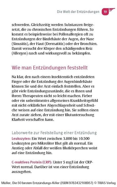 Produktbild: Die 50 besten Entz&uuml;ndungs-Killer