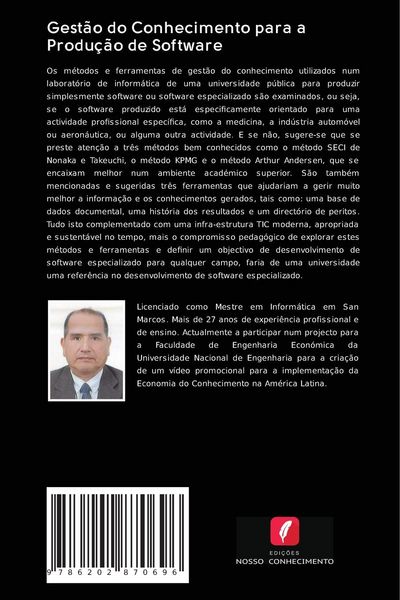 Produktbild: Gest&atilde;o do Conhecimento para a Produ&ccedil;&atilde;o de Software