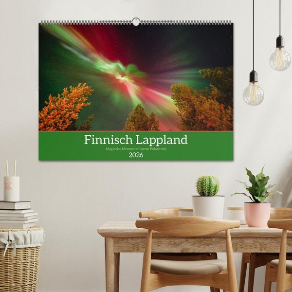 Produktbild: Finnisch Lappland (Wandkalender 2026 DIN A2 quer), CALVENDO Monatskalender