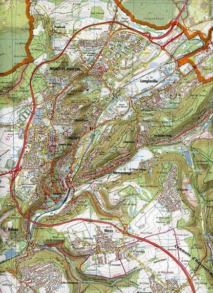 Produktbild: Longwy. Longuyon 1:25 000