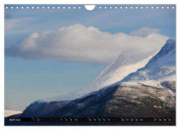 Produktbild: Bergen - Kirkenes - Bergen mit dem Postschiff (Wandkalender 2026 DIN A4 quer), CALVENDO Monatskalender