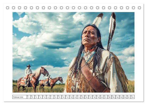 Produktbild: St&auml;mme der Pr&auml;rie (Tischkalender 2026 DIN A5 quer), CALVENDO Monatskalender