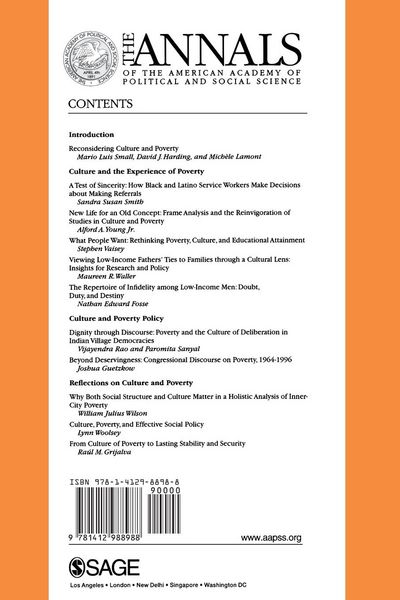 Produktbild: Reconsidering Culture and Poverty