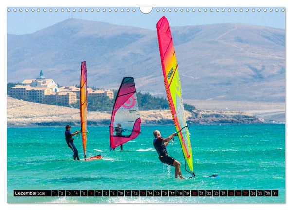 Produktbild: Fuerteventura - Hart am Wind (Wandkalender 2026 DIN A3 quer), CALVENDO Monatskalender