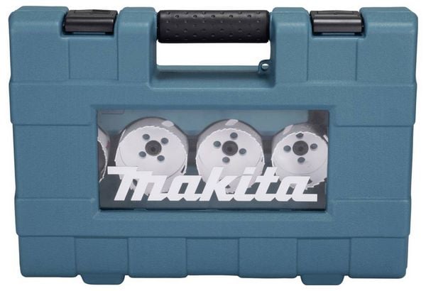 Produktbild: Makita D-63993 Lochs&auml;gen-Set 16 mm, 19 mm, 22 mm, 25 mm, 32 mm, 35 mm, 37 mm, 44 mm, 51 mm, 57 mm, 64 mm, 68 mm, 76 mm 1 St.
