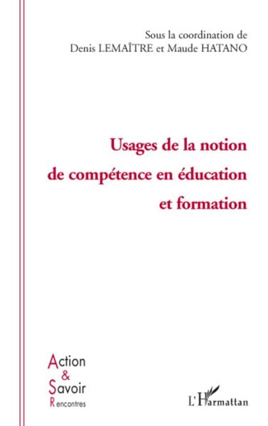 Produktbild: Usage de la notion de comp&eacute;tence en &eacute;ducation et formation