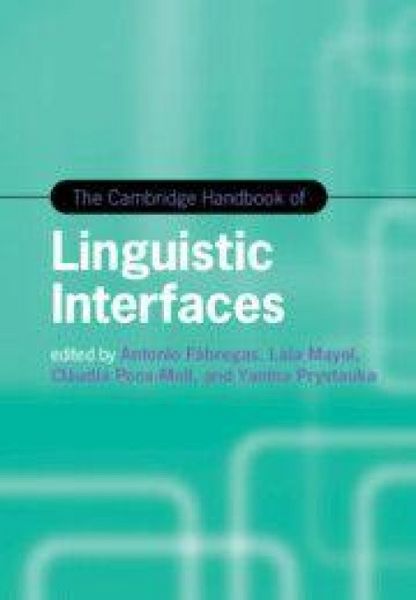Produktbild: The Cambridge Handbook of Linguistic Interfaces
