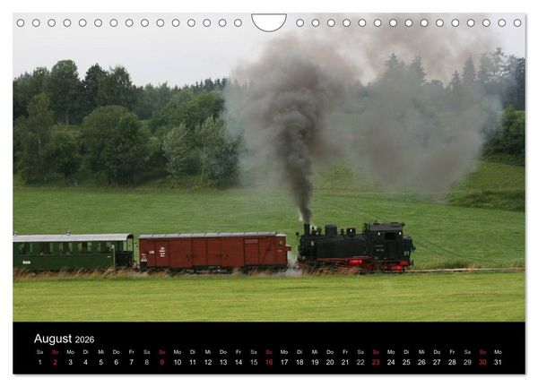 Produktbild: Mein Dampfbahnkalender 2026 (Wandkalender 2026 DIN A4 quer), CALVENDO Monatskalender