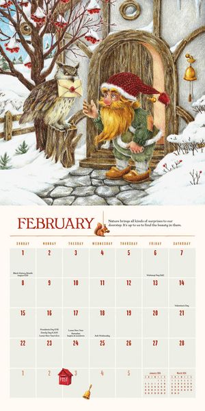 Produktbild: Gnome Life Wall Calendar 2026
