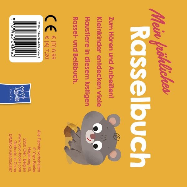 Produktbild: Mein fr&ouml;hliches Rasselbuch - Haustiere