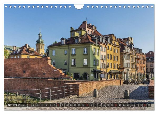 Produktbild: Ein Wochenende in Warschau (Wandkalender 2026 DIN A4 quer), CALVENDO Monatskalender