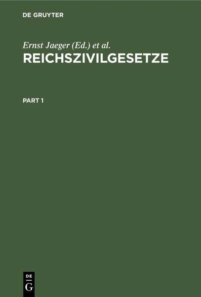 Produktbild: Reichszivilgesetze. (Ausgabe f&uuml;r Sachsen)
