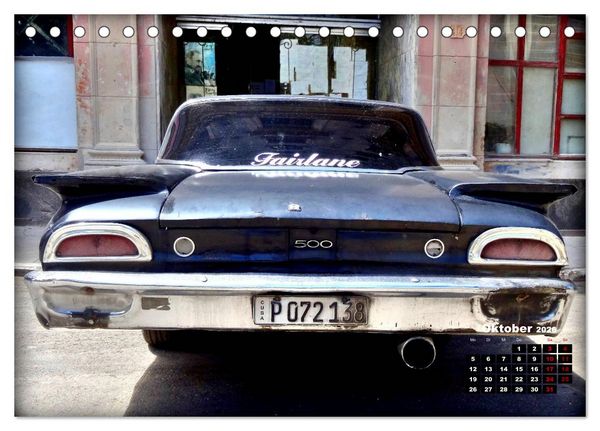 Produktbild: Oldtimer Hits 1960 (Tischkalender 2026 DIN A5 quer), CALVENDO Monatskalender