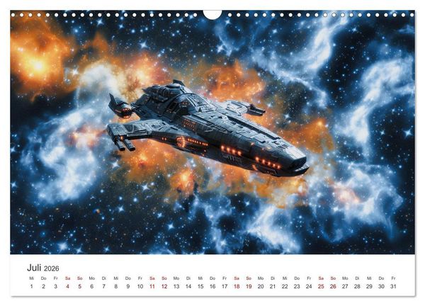Produktbild: Sternenreisen - Ein kosmischer Kalender (Wandkalender 2026 DIN A3 quer), CALVENDO Monatskalender