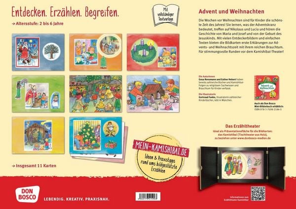 Produktbild: Advent und Weihnachten. Kamishibai Bildkartenset