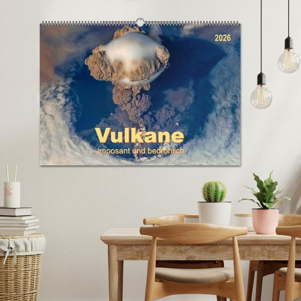 Produktbild: Vulkane - imposant und bedrohlich (Wandkalender 2026 DIN A2 quer), CALVENDO Monatskalender
