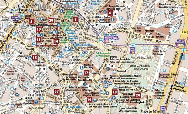 Produktbild: Brussels, Br&uuml;ssel, Borch Map