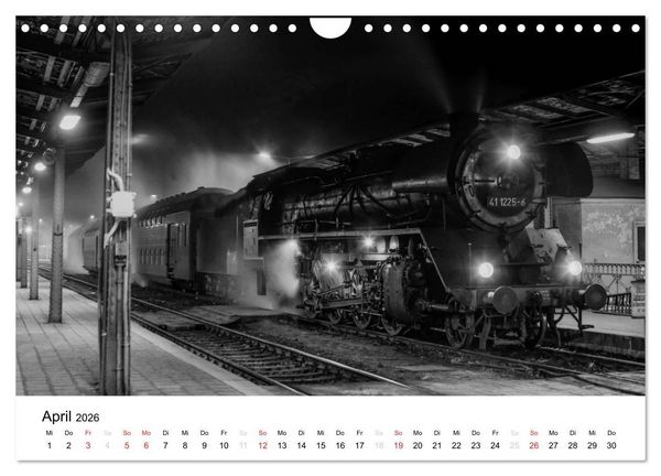 Produktbild: Dampfloks in der DDR (Wandkalender 2026 DIN A4 quer), CALVENDO Monatskalender