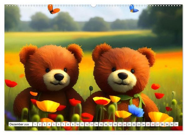 Produktbild: Sommerb&auml;rchen (hochwertiger Premium Wandkalender 2026 DIN A2 quer), Kunstdruck in Hochglanz