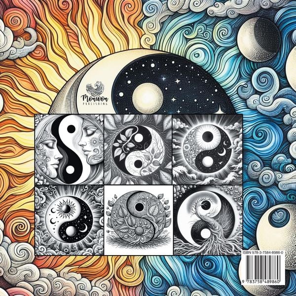 Produktbild: Yin und Yang Malbuch f&uuml;r Erwachsene