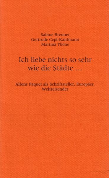 Produktbild: Ich liebe nichts so sehr wie die St&auml;dte ...
