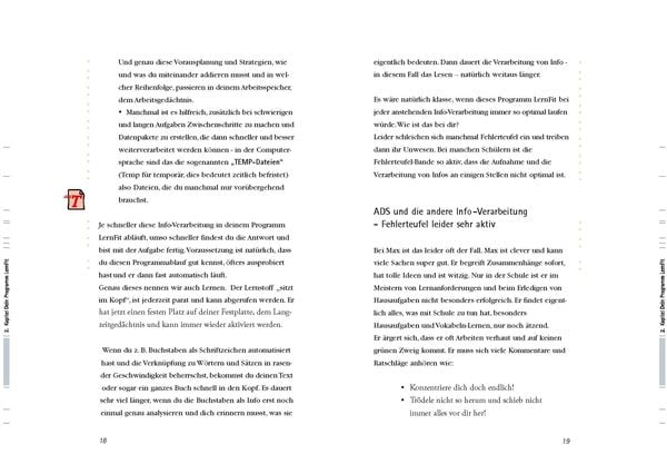 Produktbild: ADS. Aufmerksamkeitsdefizitsyndrom. Topfit beim Lernen! Bedienungsanleitung f&uuml;r dein Gehirn