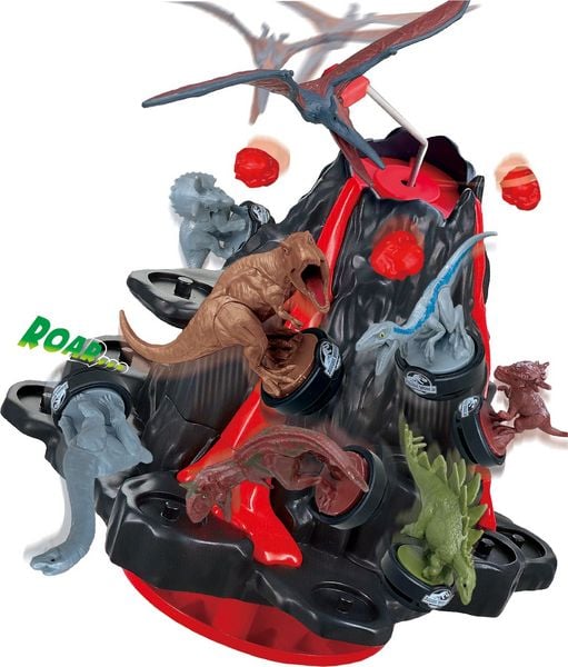 Produktbild: Epoch 7509 - Jurassic World Shaky Volcano, Dinosaurier-Geschicklichkeitsspiel