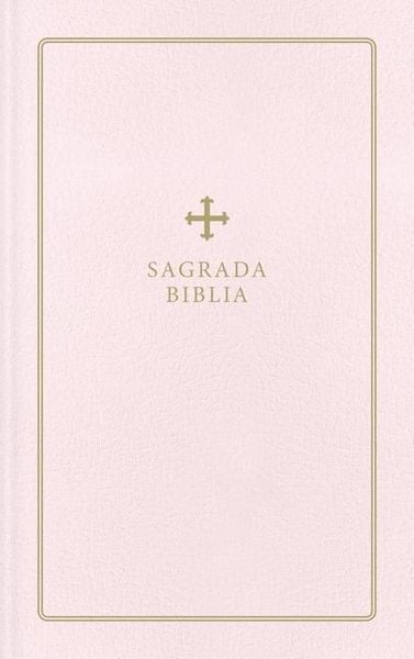 Produktbild: Biblia Cat&oacute;lica, Regalos Y Ceremonias, Piel Reciclada, Rosado, Comfort Print