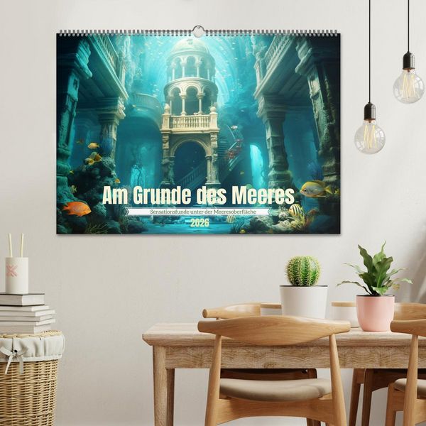 Produktbild: Am Grunde des Meeres (Wandkalender 2026 DIN A2 quer), CALVENDO Monatskalender