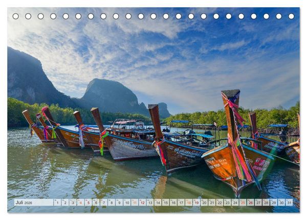 Produktbild: Thailand - Die Sch&ouml;nheit Asiens (Tischkalender 2026 DIN A5 quer), CALVENDO Monatskalender