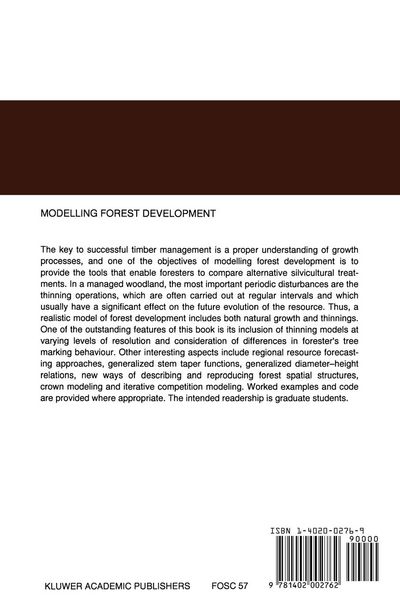 Produktbild: Modelling Forest Development