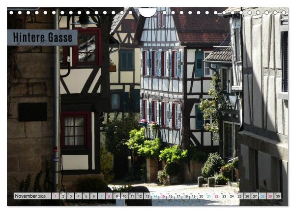 Produktbild: Sindelfingen - Historische Altstadt (Wandkalender 2026 DIN A4 quer), CALVENDO Monatskalender