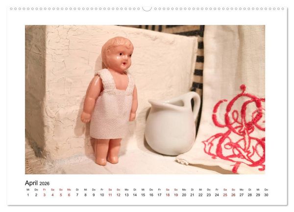 Produktbild: Altes Puppengeschirr (Wandkalender 2026 DIN A2 quer), CALVENDO Monatskalender