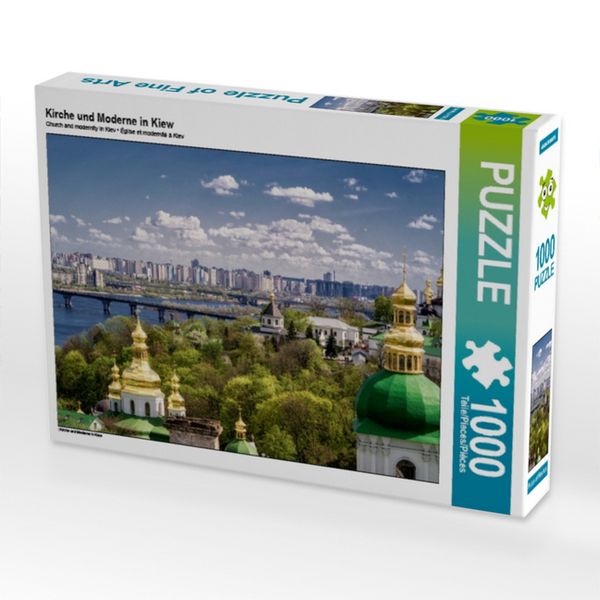 Kirche und Moderne in Kiew (Puzzle)
